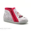 Bellamy VANOU Danseuse Gris - Pantoufle Fille Avec Zip