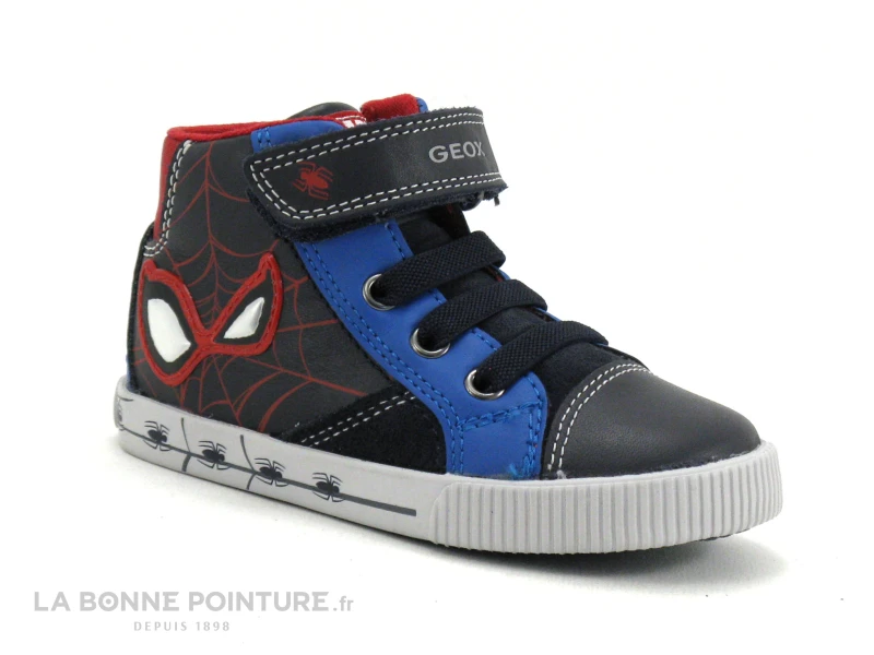 Geox Basket Spiderman B26A7C Kilwi - Navy Royal - Sneakers GARCON – Image 5
