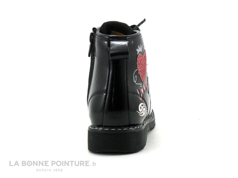 Dockers 49PS702 670 Noir - Graffitis - Boots Mode Fillette – Image 4