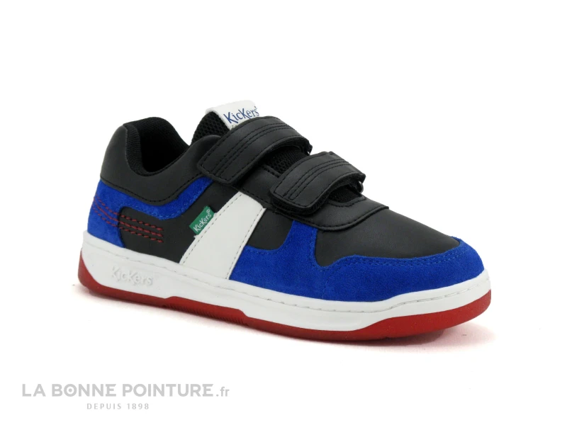 Kickers KALIDO Bleu Noir Rouge - 910861 - Sneakers GARCON – Image 5