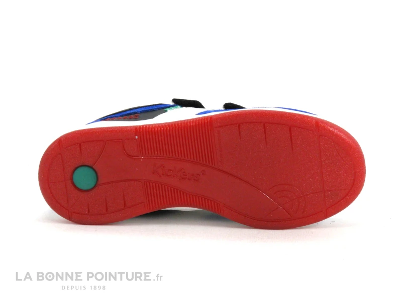 Kickers KALIDO Bleu Noir Rouge - 910861 - Sneakers GARCON – Image 7