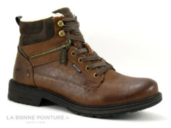 Mustang 4157-603-307 Cognac - Bottillon Homme Interieur Fourrure