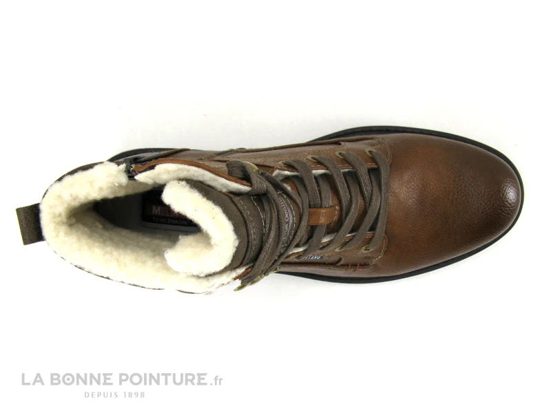 Mustang 4157-603-307 Cognac - Bottillon Homme Interieur Fourrure – Image 6