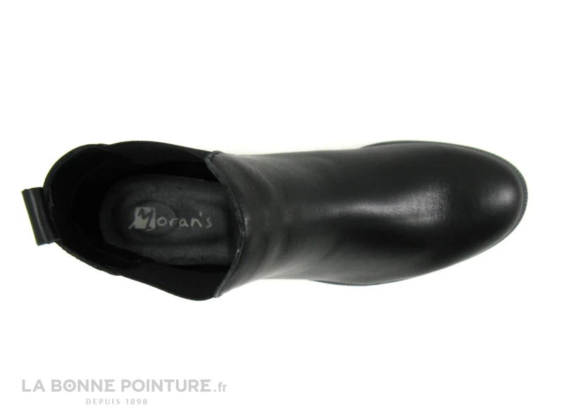 Morans VIK Noir - Arriere Aspect Lezard - Bottine Chelsea Femme – Image 6
