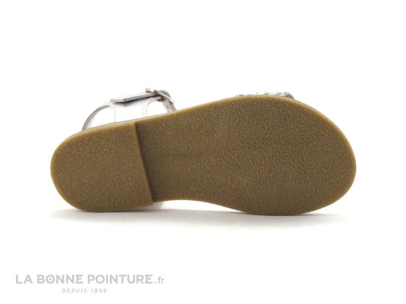 Wipop ROUGEIR Argent - Glitter - Sandale Brillante Fille – Image 4