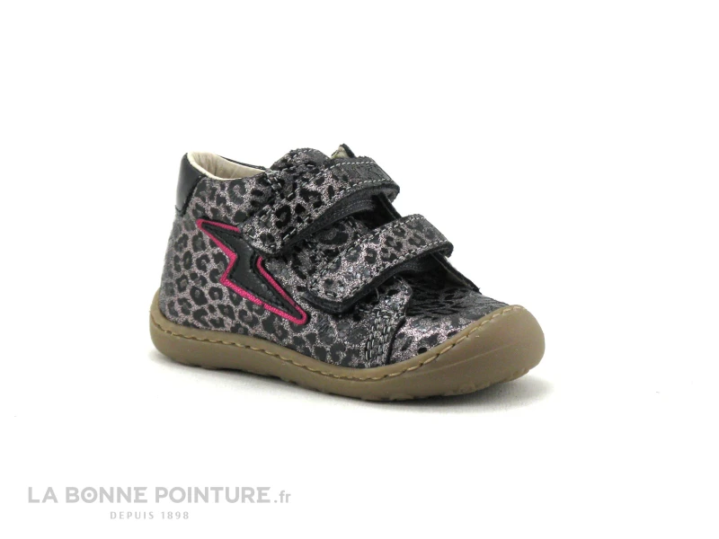 Bopy JEFAVEL Rose Leopard - Chaussure Montante Fille BEBE – Image 5