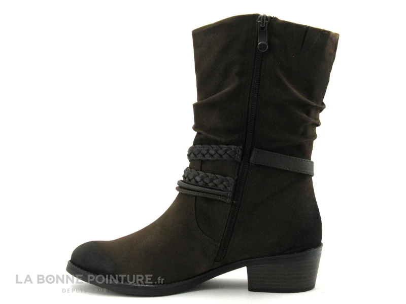 Marco Tozzi 2-25316-29 Cafe Comb - Bottine Femme Marron – Image 3