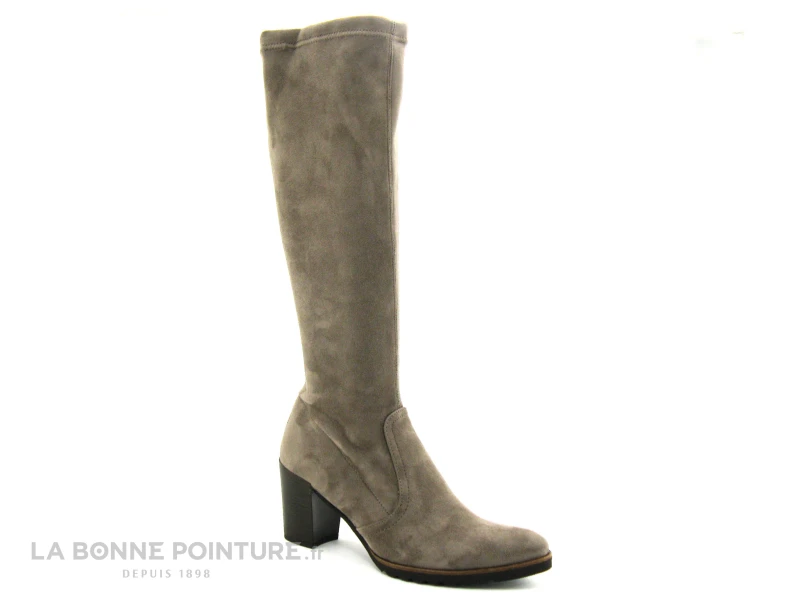 Dorking D7890 THAIS - Stretch Taupe - Botte Femme Talon Haut – Image 5