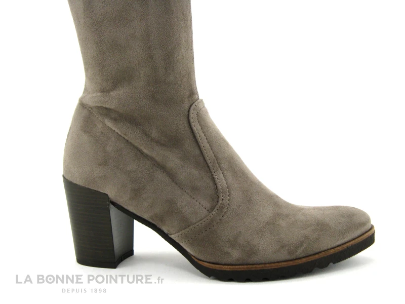 Dorking D7890 THAIS - Stretch Taupe - Botte Femme Talon Haut – Image 6
