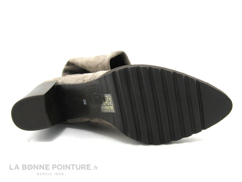 Dorking D7890 THAIS - Stretch Taupe - Botte Femme Talon Haut – Image 7