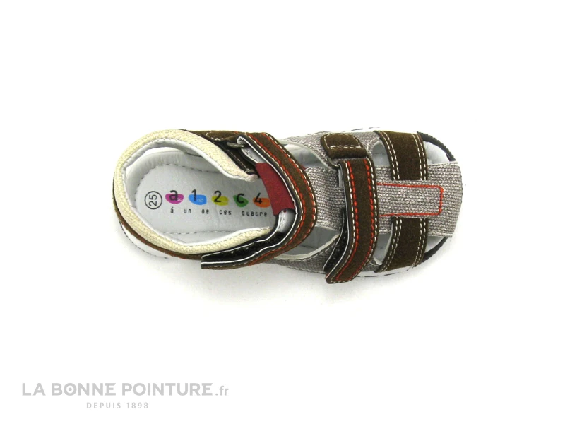 A12C4 VIRLY-T- Marron Beige - Sandale BEBE GARCON – Image 3