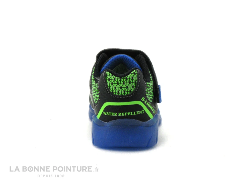 Skechers Light ILLUMI Black Blue Lime - 401520N - Basket Led – Image 3