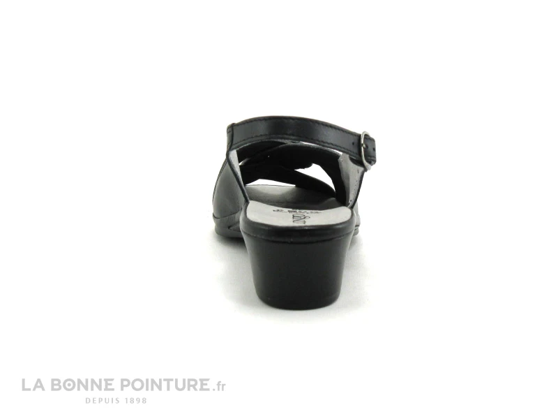 Longo 1020273 Noir - Gris Metal - Sandale Classique Femme – Image 4