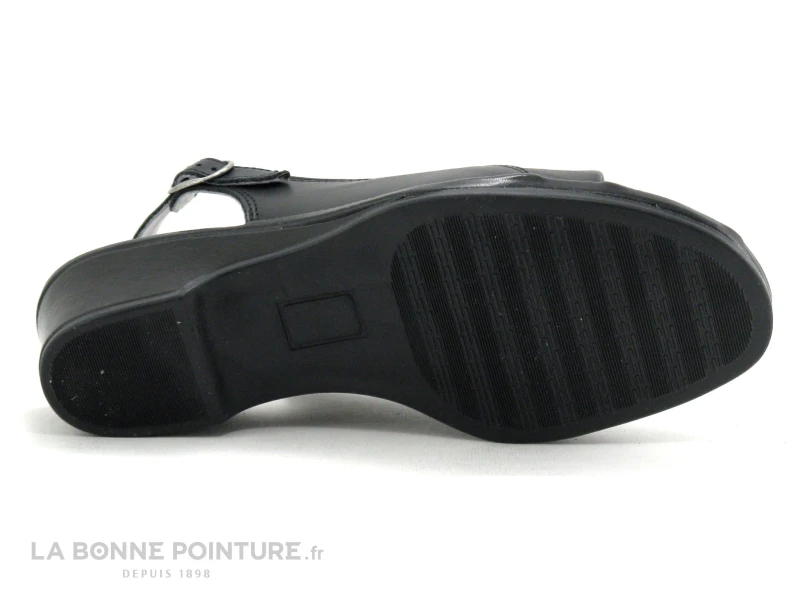 Longo 1020273 Noir - Gris Metal - Sandale Classique Femme – Image 7