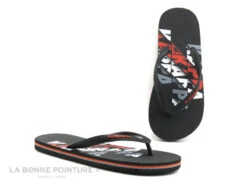 Kappa ALDAN 3032EI0 906 - Black Red Orange - Tong GARCON