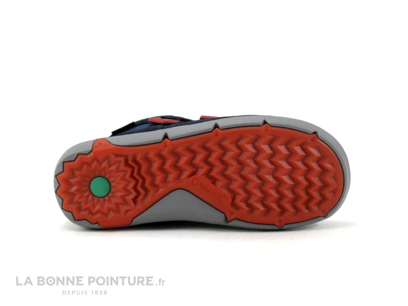 Kickers JUNIBO Marine Rouge 878780-10 - Basket Montante Velcro – Image 7
