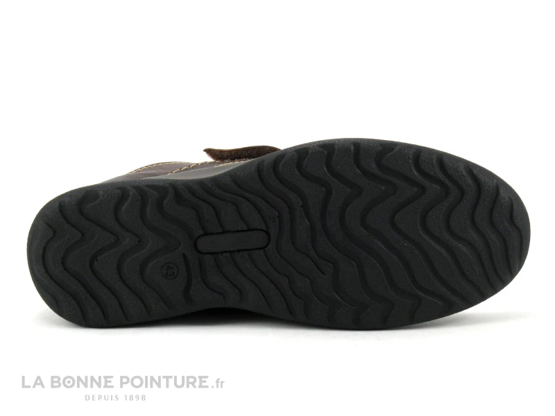 Arima OSVALD Coffee - Chaussure Homme Cuir Marron - Bride Velcro – Image 7