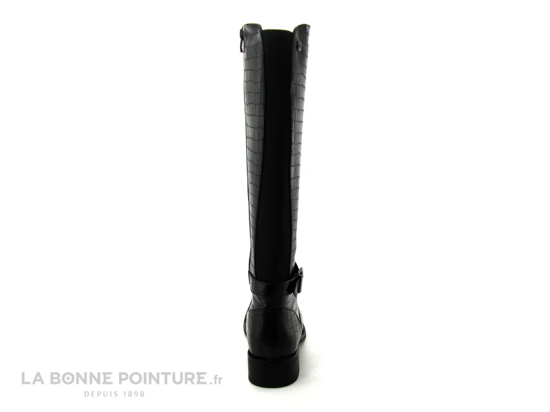 LPB ARINA Noir Croco - Botte Femme CH04BT009 – Image 4