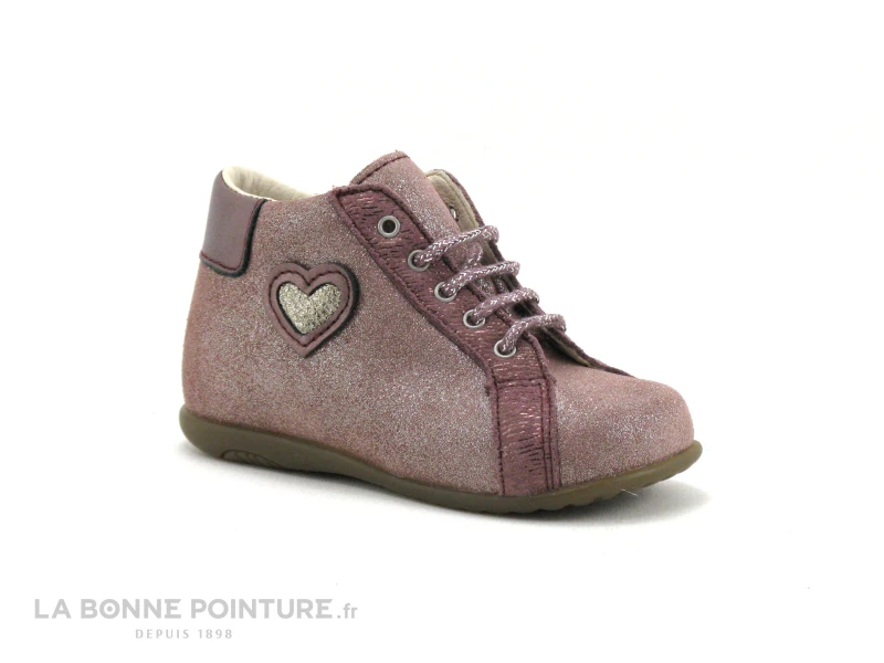 Bopy ZECOCO - Chaussure BEBE Fille Cuir Rose – Image 5