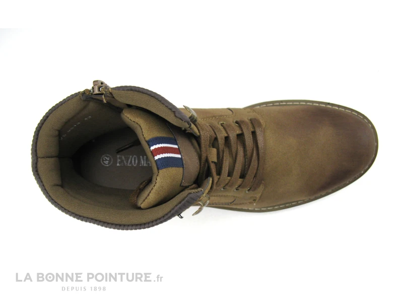 Enzo Marconi-V9813 Brown - Boots Homme Marron Fonce – Image 6