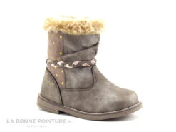 Chipie 577-04-080 Beige - Bottine BEBE Fille Avec Fourrure