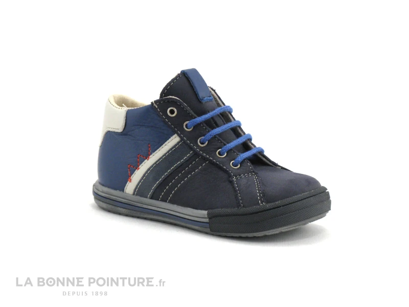 Bopy ZANATOL Marine - Chaussure Montante BEBE GARCON