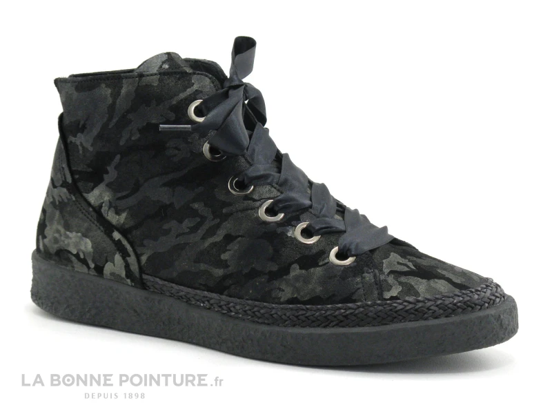 Softwaves 7-01-46 Camouflage Black - Chaussure Montante