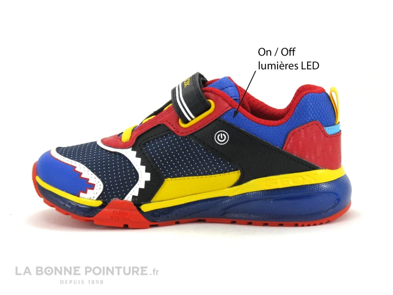 Geox Pixel J26FEA Bayonyc Royal-Red - Sneakers GARCON – Image 3