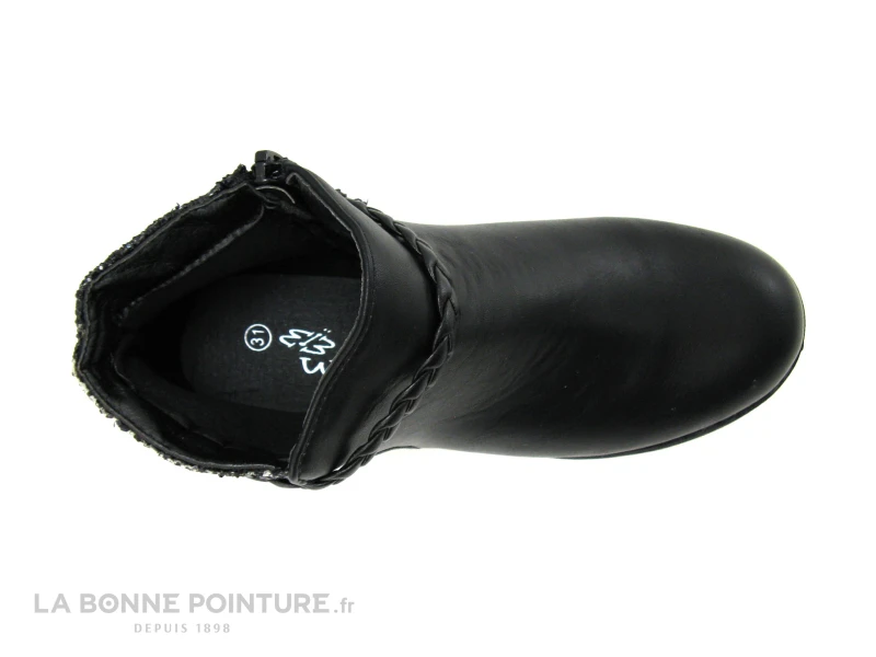 Wipop JELLE Noir - Boots Fille A Zip – Image 3