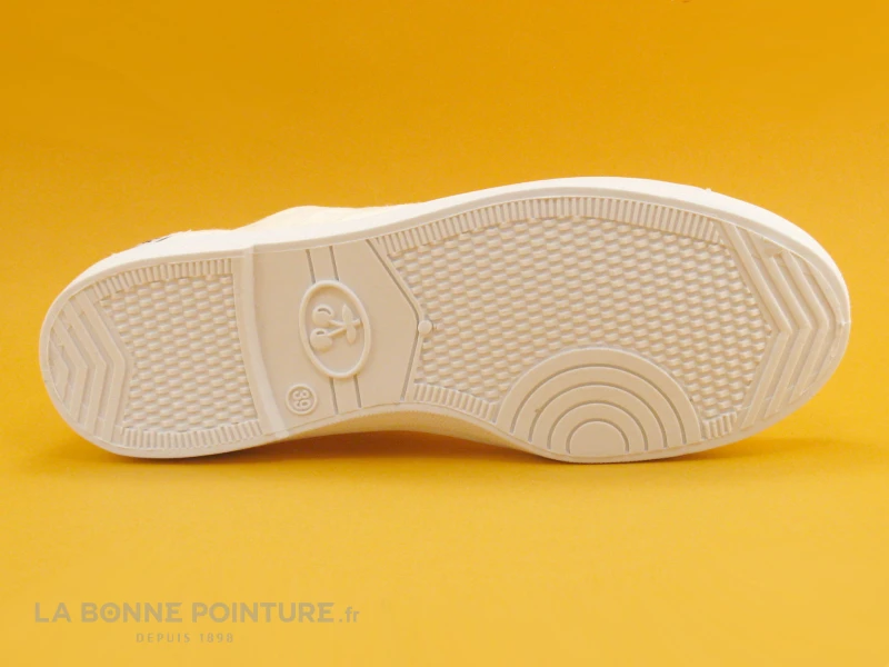 Le Temps Des Cerises BASIC 02 Dentelle Blanc - Basket Toile – Image 7