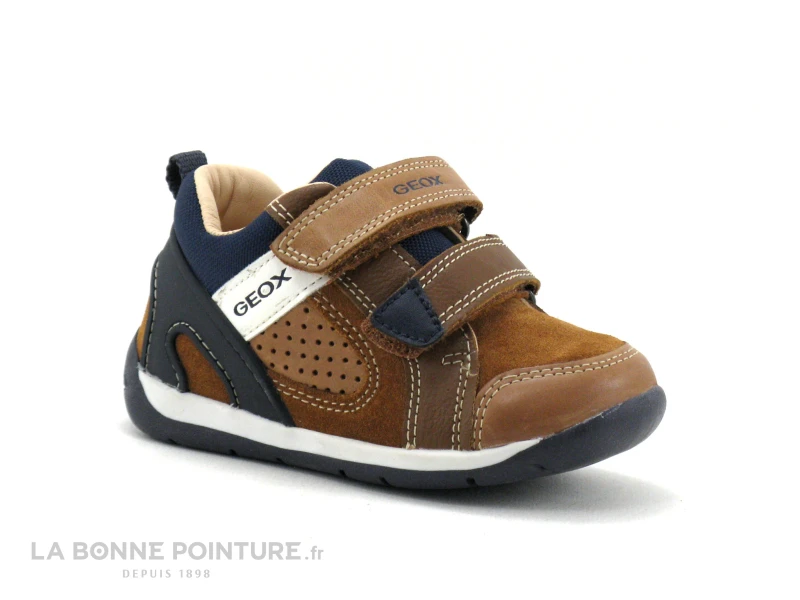 Geox Each B160BB - Chaussure Montante Marron Bleu Marine – Image 5