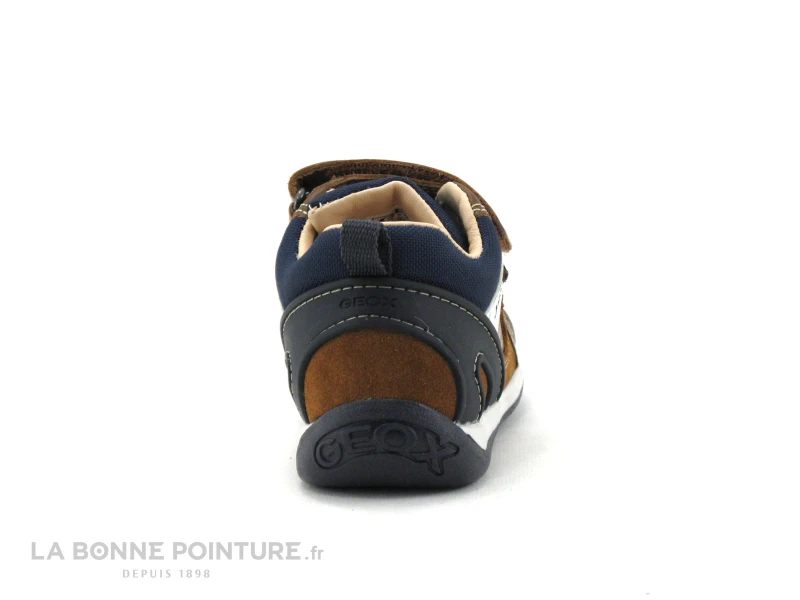 Geox Each B160BB - Chaussure Montante Marron Bleu Marine – Image 4