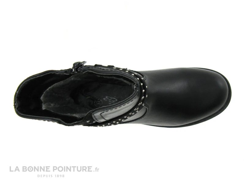 Wipop Dairy Noir-boots Fille Zippees – Image 6