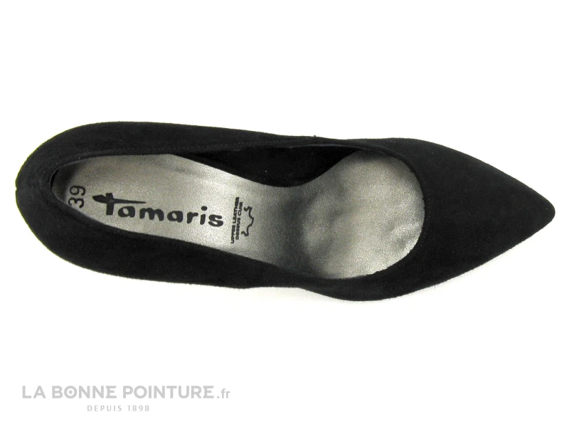 Tamaris 1-22434-21 - Black - Escarpin Noir Talon Haut – Image 6
