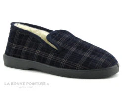 Lollans 001 8124 Marine - Velours Cotele - Charentaise Homme