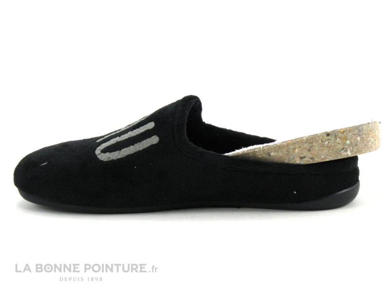Koomac MAMORE Noir - Beau Gosse - Pantoufle Mule Homme – Image 3