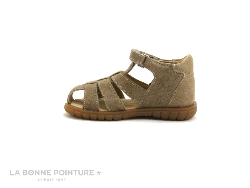 Minibel PAVIE Seigle - Sandale Beige Bout Ferme - BEBE – Image 3