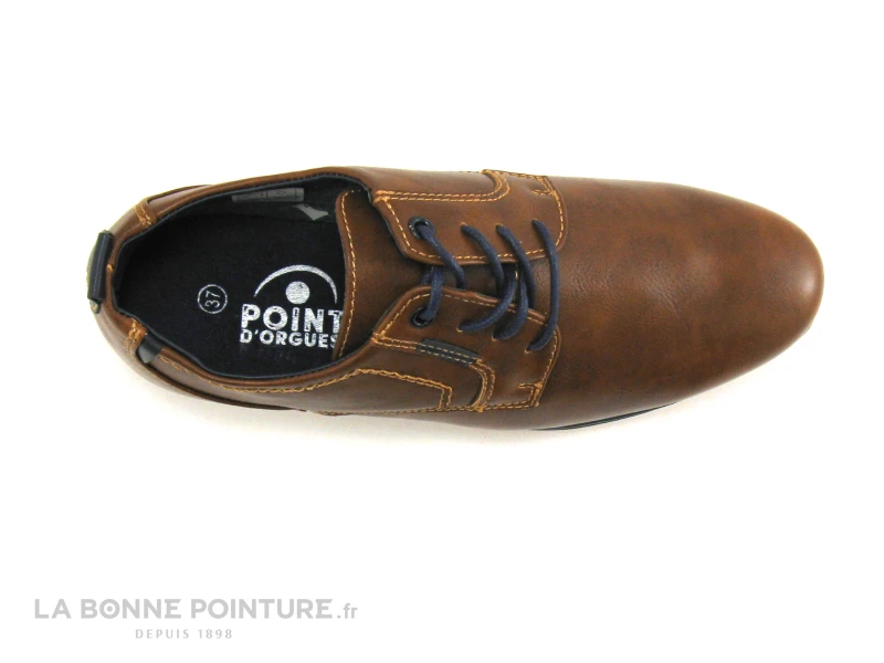 Point D Orgues - 6T001-B1 - Marron - Chaussure Derby GARCON – Image 6