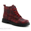 Bopy SIGMALA Rouge Ecossais - Boots Fille