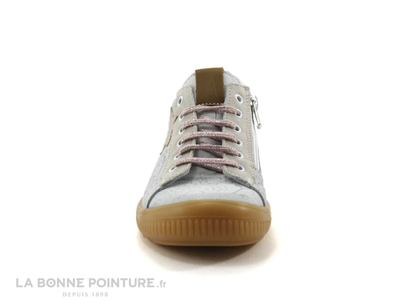 Bopy SANPAOLI Blanc - Etoile Rose - Basket Ville Fille – Image 2