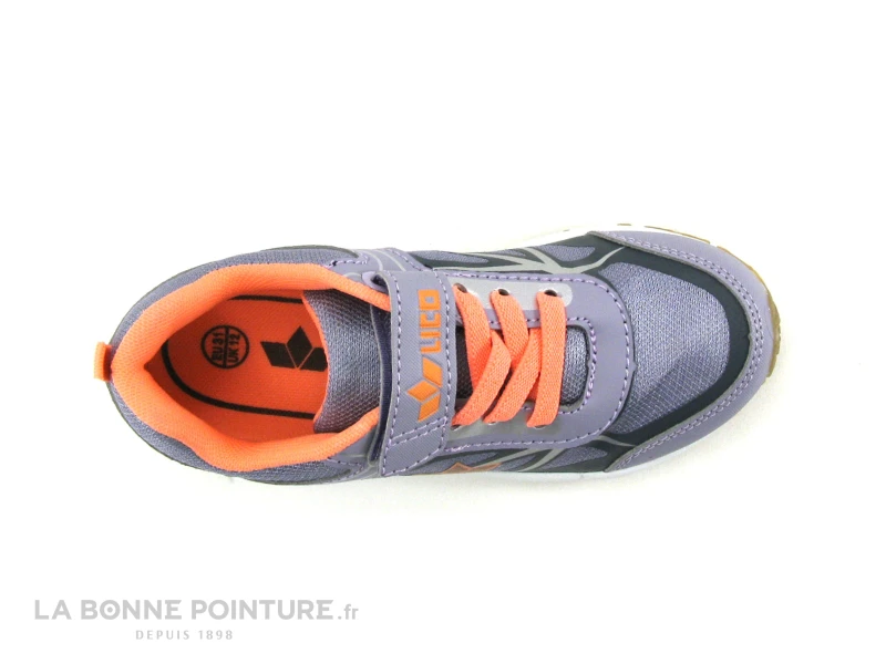 Lico SALFORD VS - Lilas - Saumon - 360929 - Basket Fille – Image 6