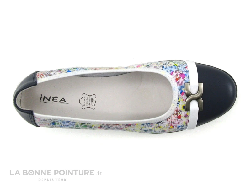 Inea INDIRA Blanc Multicolore - Ballerine Femme – Image 6