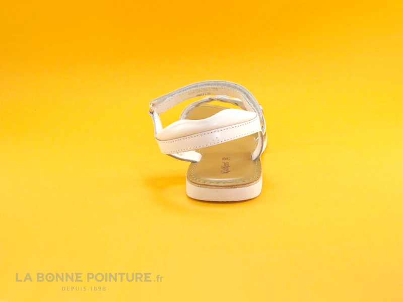 Kickers BETTY Blanc - 694790-30-3 - Nu-pieds Fille – Image 4