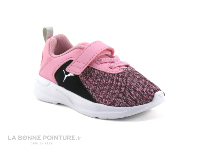 Puma COMET 2 ALT Pink Black - Basket Sport Fille Rose Et Noire – Image 5