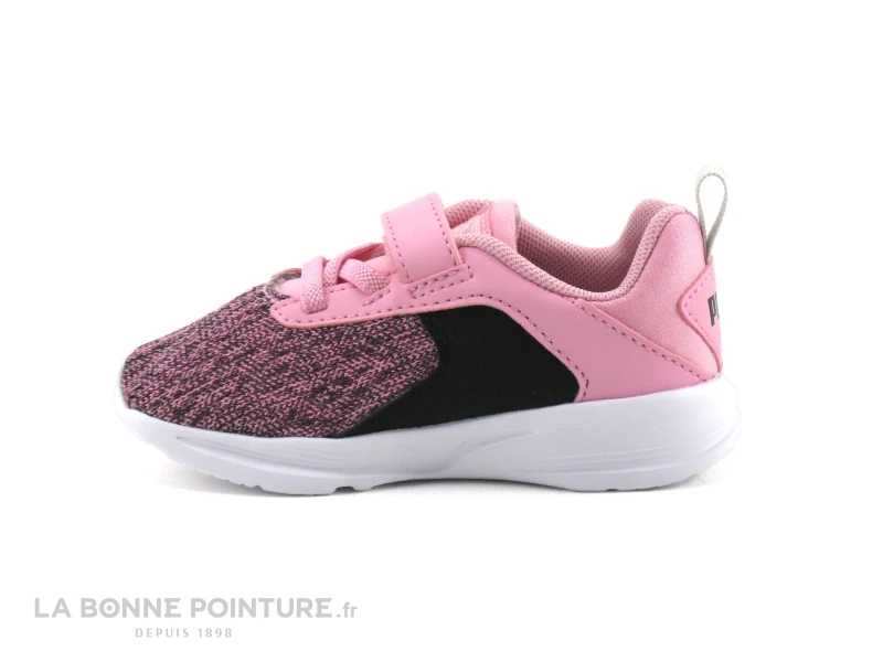 Puma COMET 2 ALT Pink Black - Basket Sport Fille Rose Et Noire – Image 3