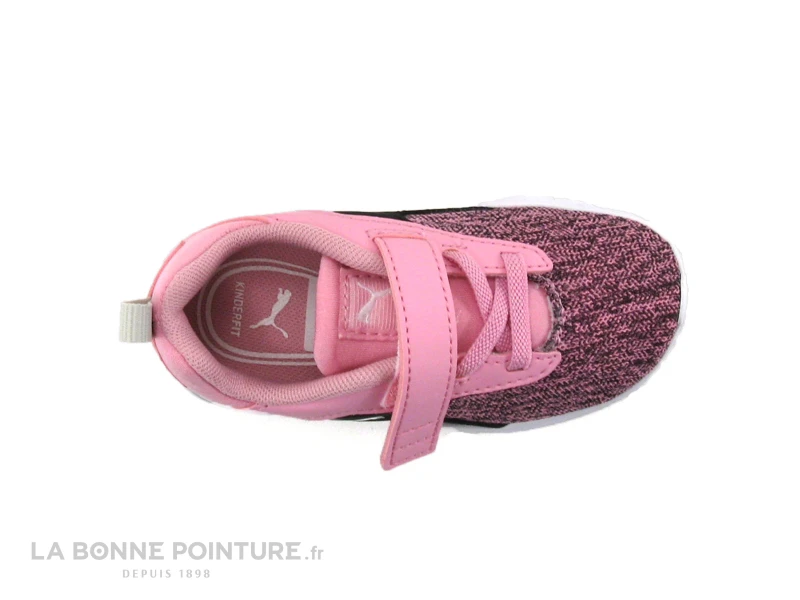 Puma COMET 2 ALT Pink Black - Basket Sport Fille Rose Et Noire – Image 6