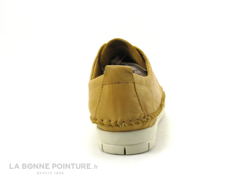 Morans MAGIKA Moutarde - Chaussure A Lacet Femme Cuir Jaune – Image 4