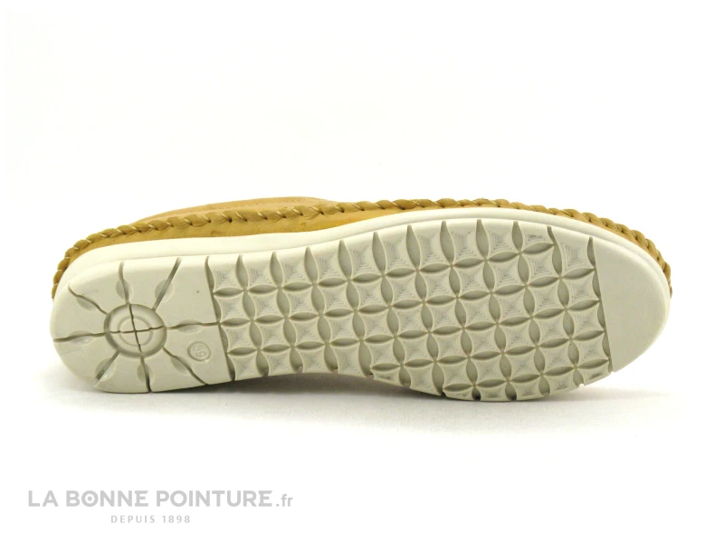 Morans MAGIKA Moutarde - Chaussure A Lacet Femme Cuir Jaune – Image 7