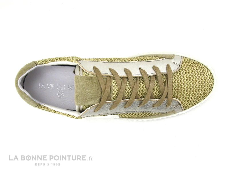 La Vie Est Belle - FIDJI Naturel - Basket Beige Femme – Image 6