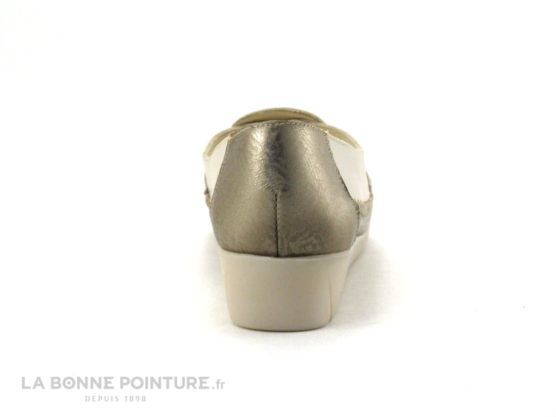Pedi Girl ELIN Fumo Nacre - Mocassin Metallise - Semelle Compensee – Image 4